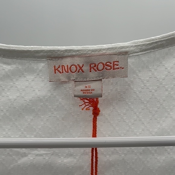 Women's Size X-Small Knox Rose CLOSE OUT WHITE BLUE DISCOUNTED CHEAP CLEAN - Picture 3 of 3
